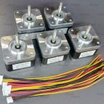Set of 5 motors nema 17 stepper for 3D printer same specs in Pakistan